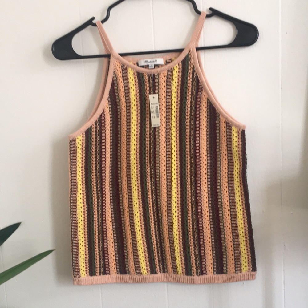 Madewell Crochet Janson Sweater Tank